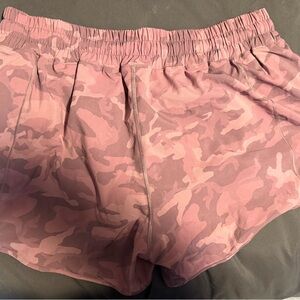 lululemon athletica Pink Camo Athletic Shorts
